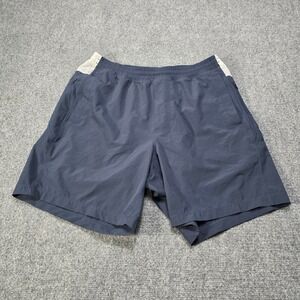 BirdDogs Shorts Men's L Classic Navy Blue Athletic Gym Workout Shorts Boom Stick